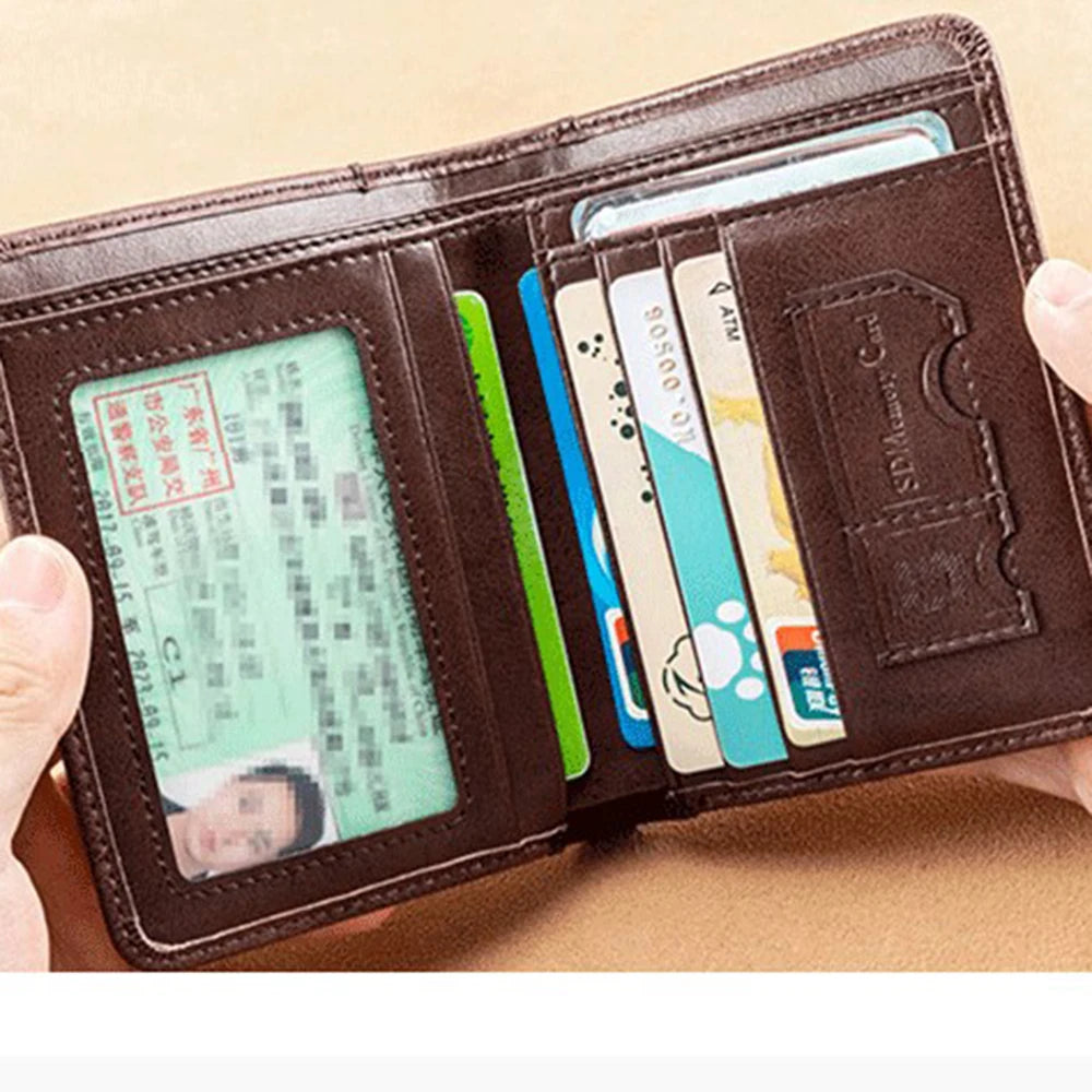 PU Leather RFID Wallet for Men