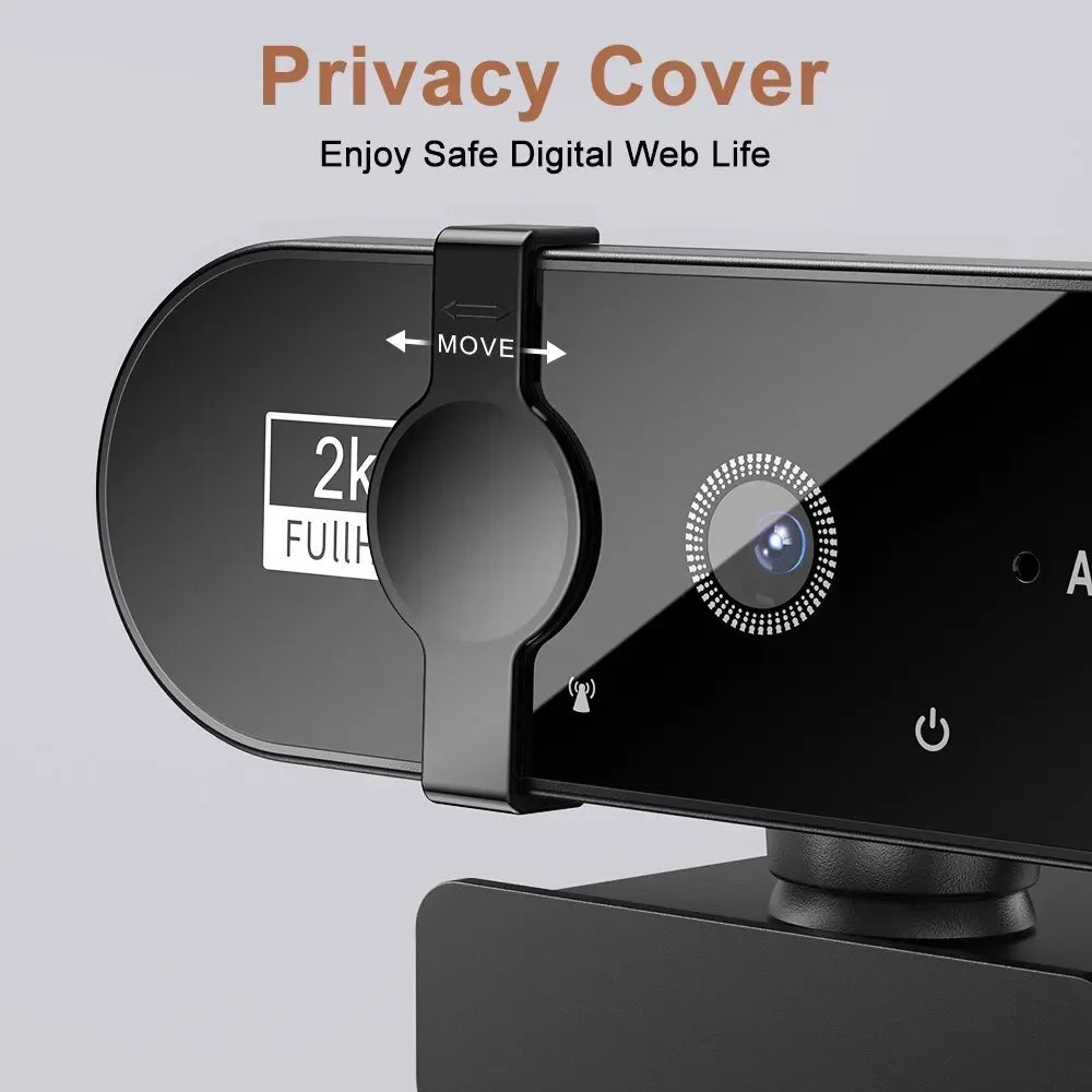 4K 1080P Mini Full HD Webcam with Microphone - WORLDZii