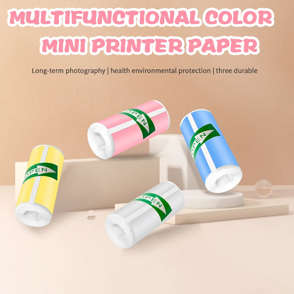 HD Mini Printer Thermal Paper 57*25MM - WORLDZii