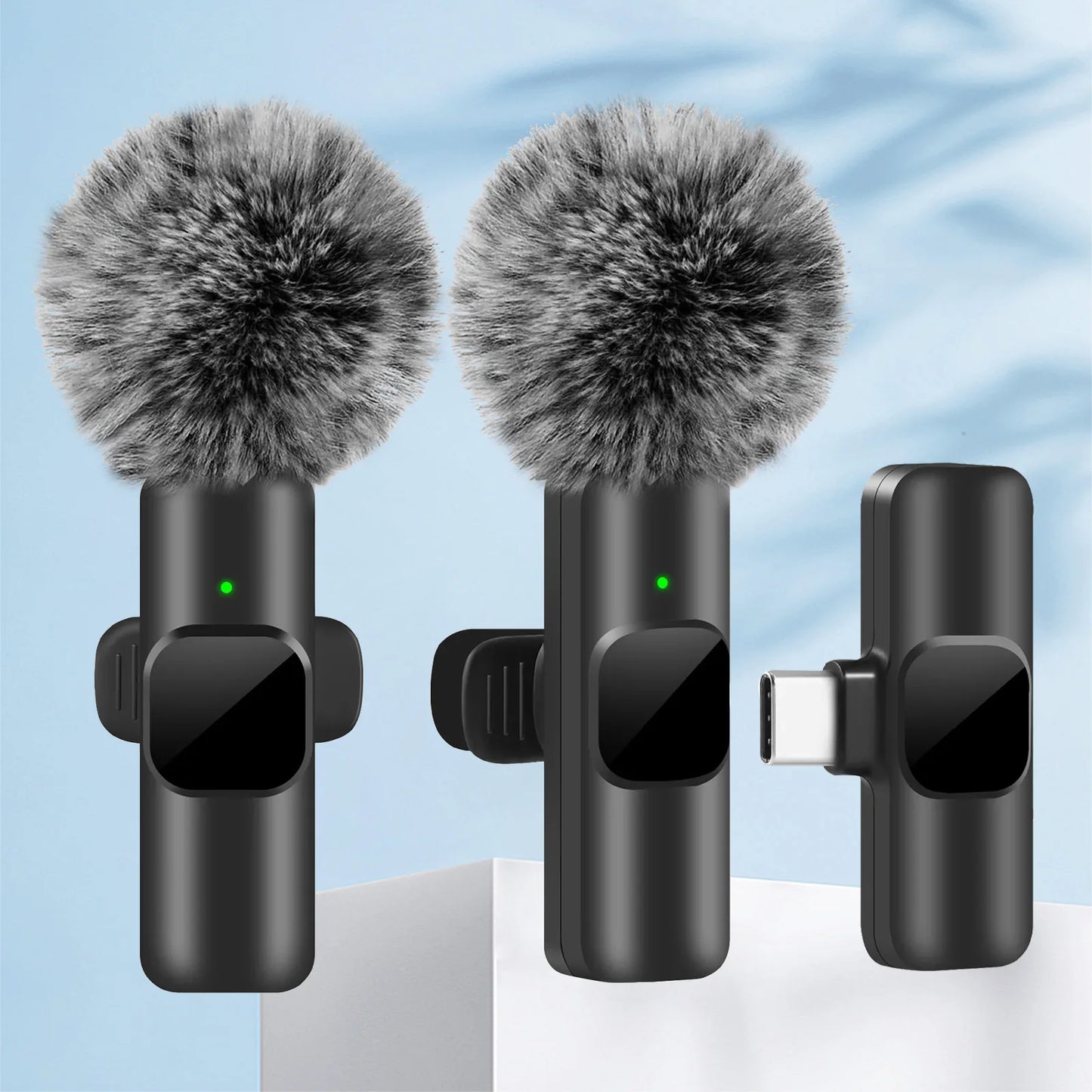 NEW Wireless Lavalier Microphone Audio Video Recording Mini Mic - WORLDZii