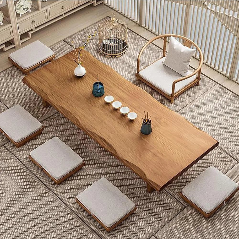 Large Japanese Low Table for Sitting on the Floor - WORLDZii