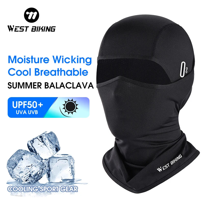 Men Full Face Mask Bicycle Motorcycle Running Cooling Sport Gear