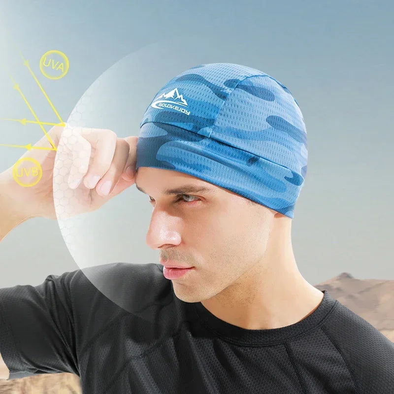 Quick Dry Anti-UV Sports Cooling Skull Cap for Men and Women