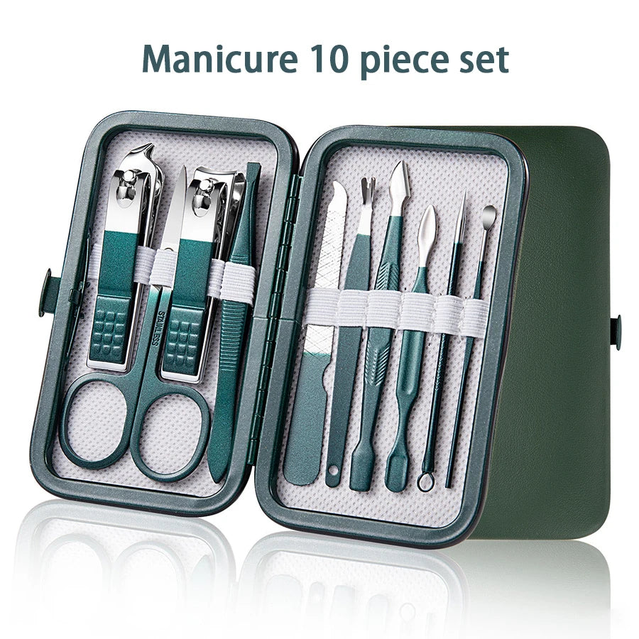 Ouriner 6-18Pcs Portable Manicure and Pedicure Set
