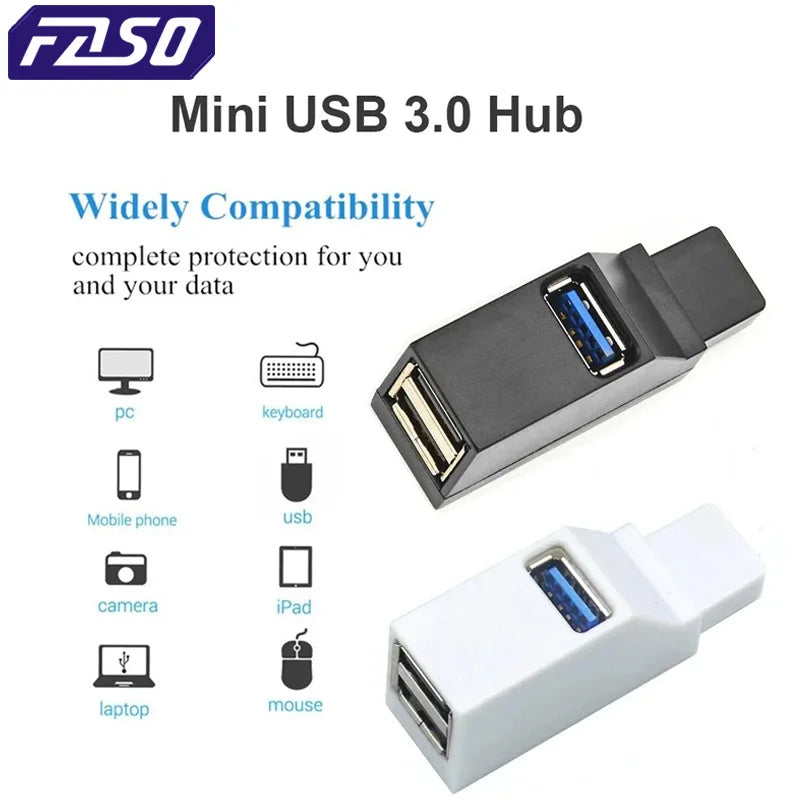 FASO USB 3.0 HUB Adapter Extender for PC Laptop