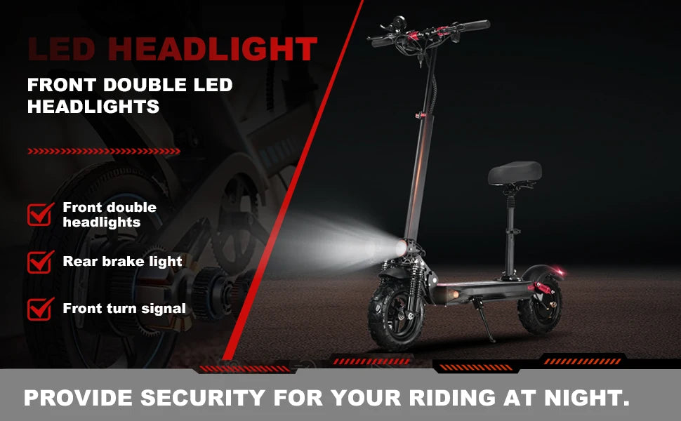 1200w Powerful Adult E-Scooters With Foldable Design