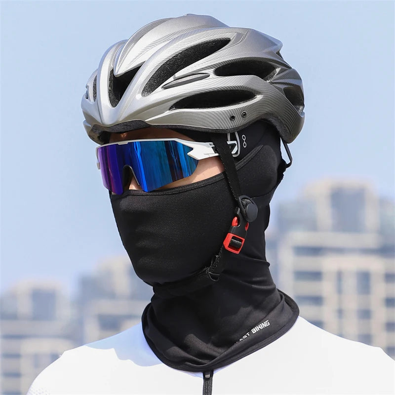 Men Full Face Mask Bicycle Motorcycle Running Cooling Sport Gear