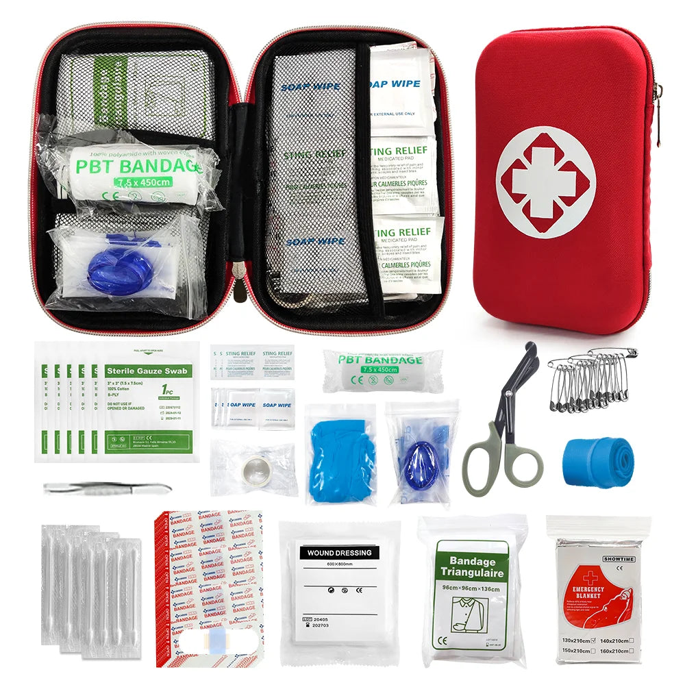 215pcs Emergency Medical First Aid Bag