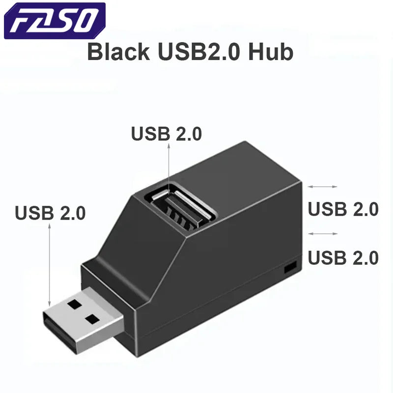 FASO USB 3.0 HUB Adapter Extender for PC Laptop