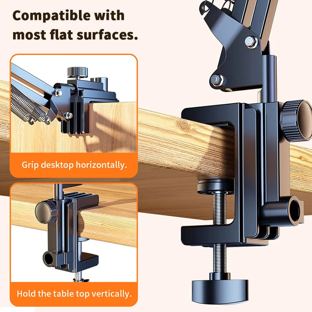 Tablet Holder for Bed with 90cm Metal Arm 360° Rotating - WORLDZii
