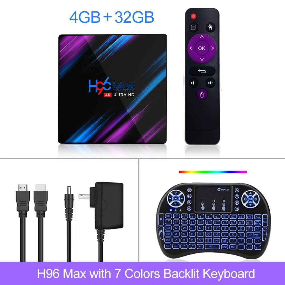 4K Smart TV Box with Wi-Fi
