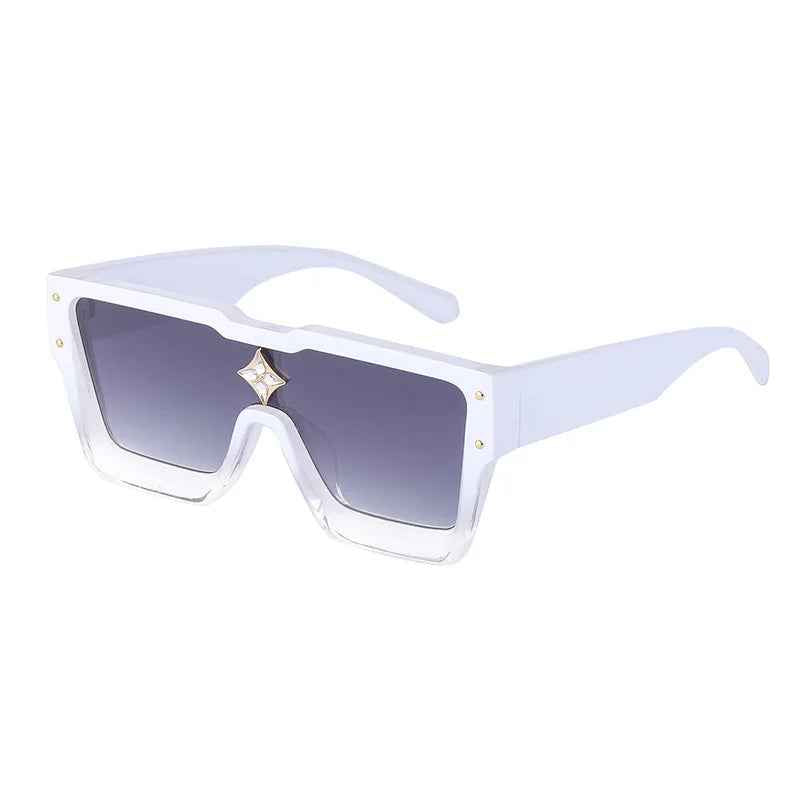 Luxury Crystal Oversized Women Square Sunglasses