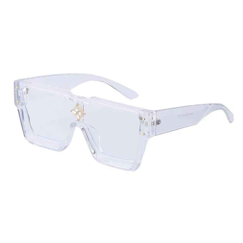 Luxury Crystal Oversized Women Square Sunglasses