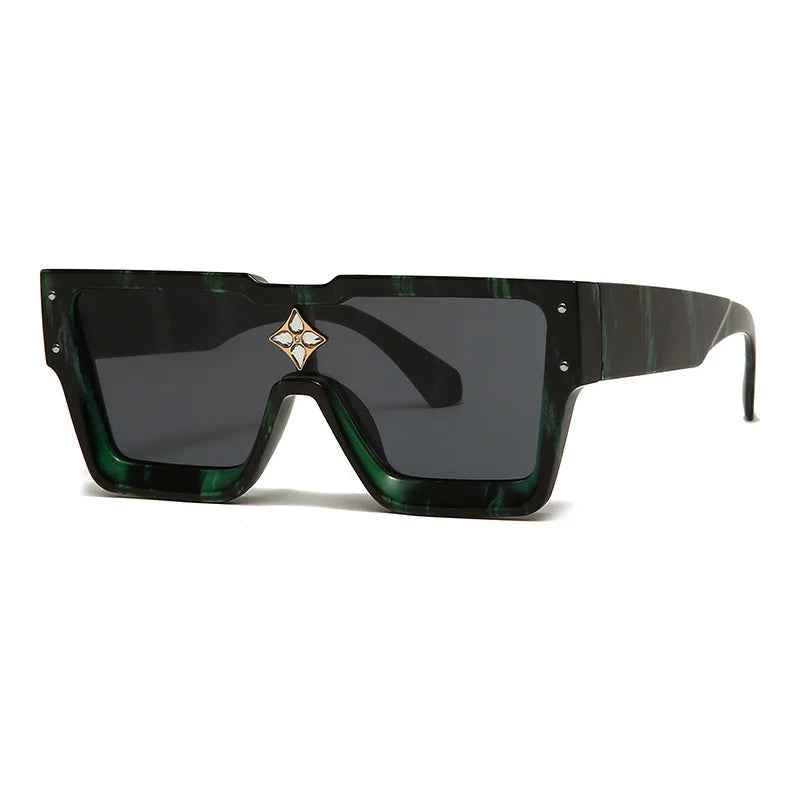 Luxury Crystal Oversized Women Square Sunglasses