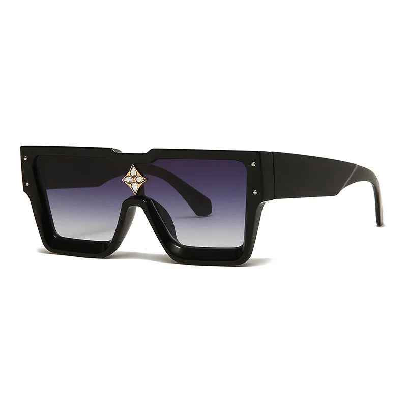 Luxury Crystal Oversized Women Square Sunglasses