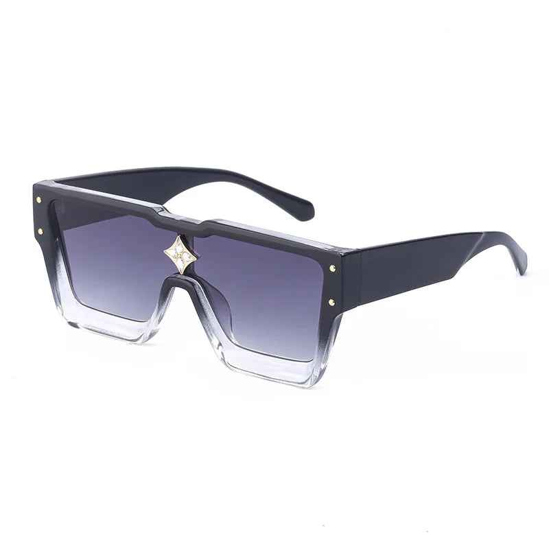 Luxury Crystal Oversized Women Square Sunglasses