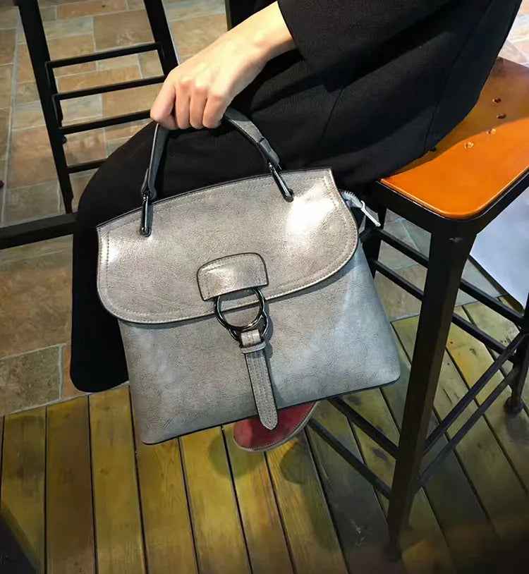 Luxury Genuine Cow Leather Handbag