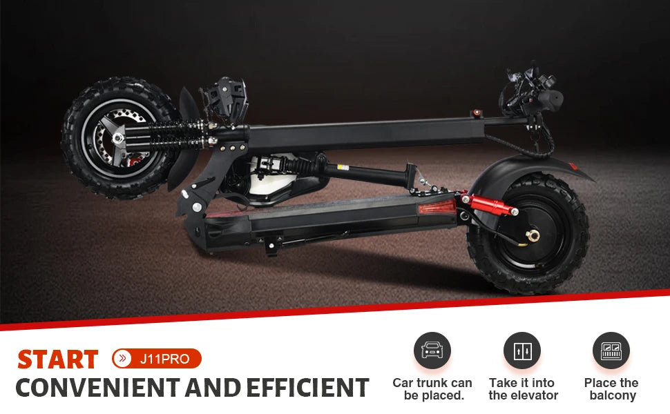 1200w Powerful Adult E-Scooters With Foldable Design