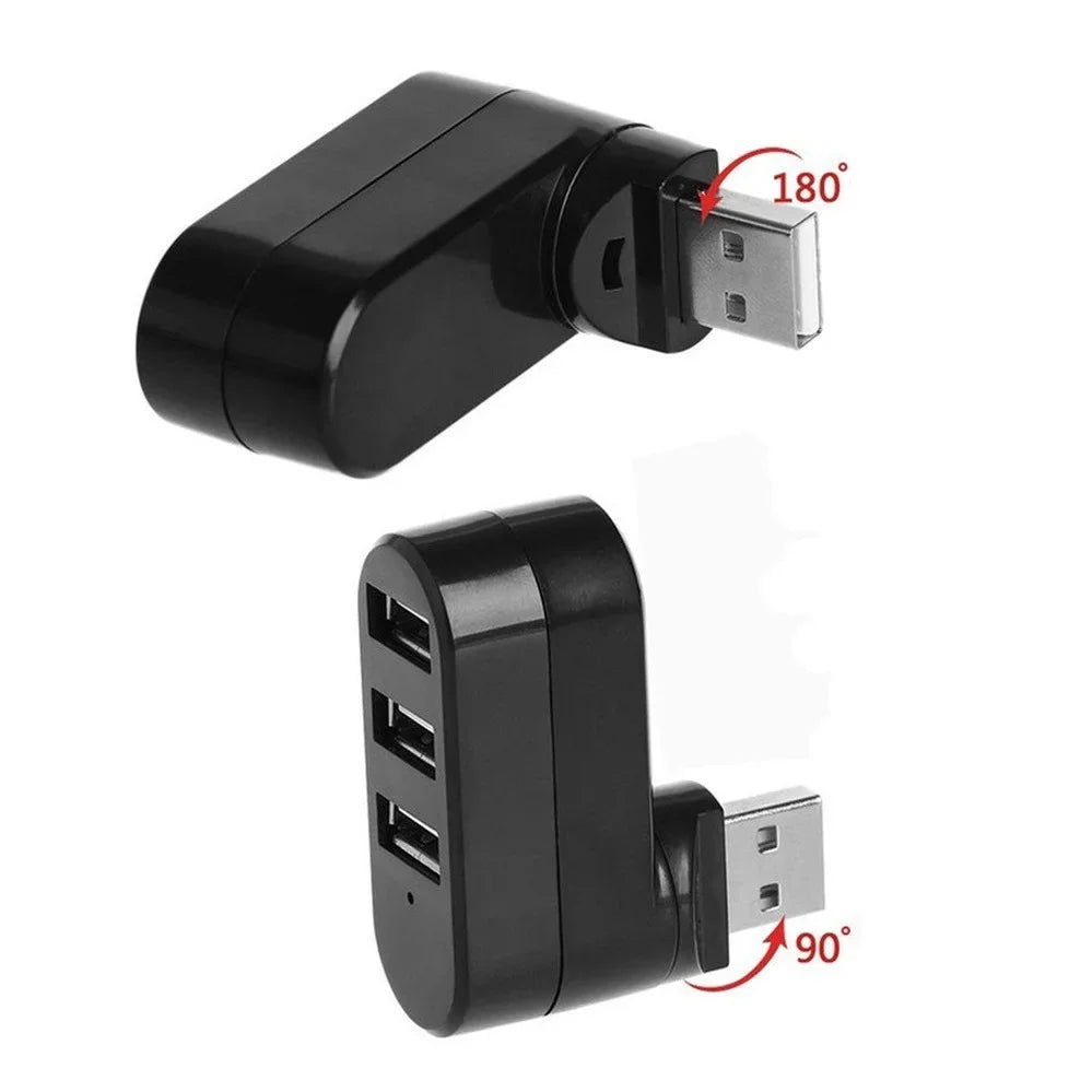 USB Hub 2.0 Adapter High Speed U Disk Reader Splitter