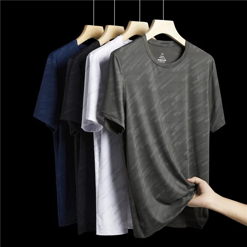 Men's Quick Dry Ice Silk T-Shirts