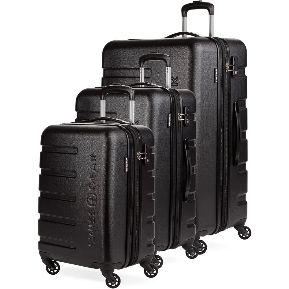 Hardside 3 Piece Expandable Luggage with Spinner Wheels