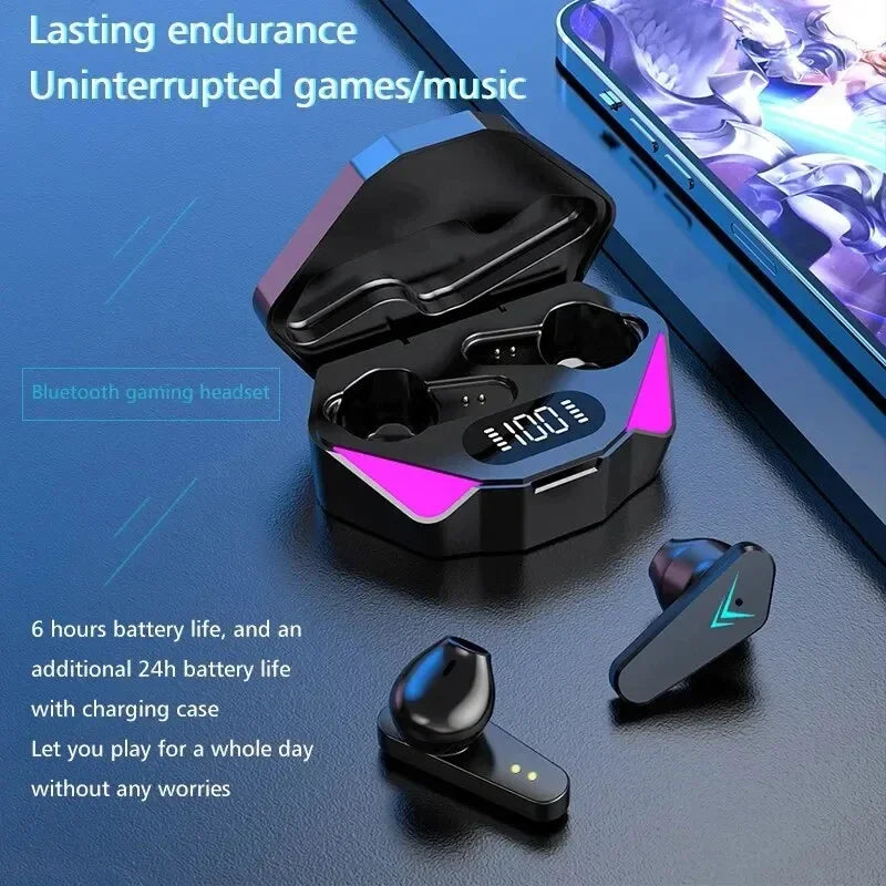 X15 TWS Gaming Wireless Earbuds with Mic