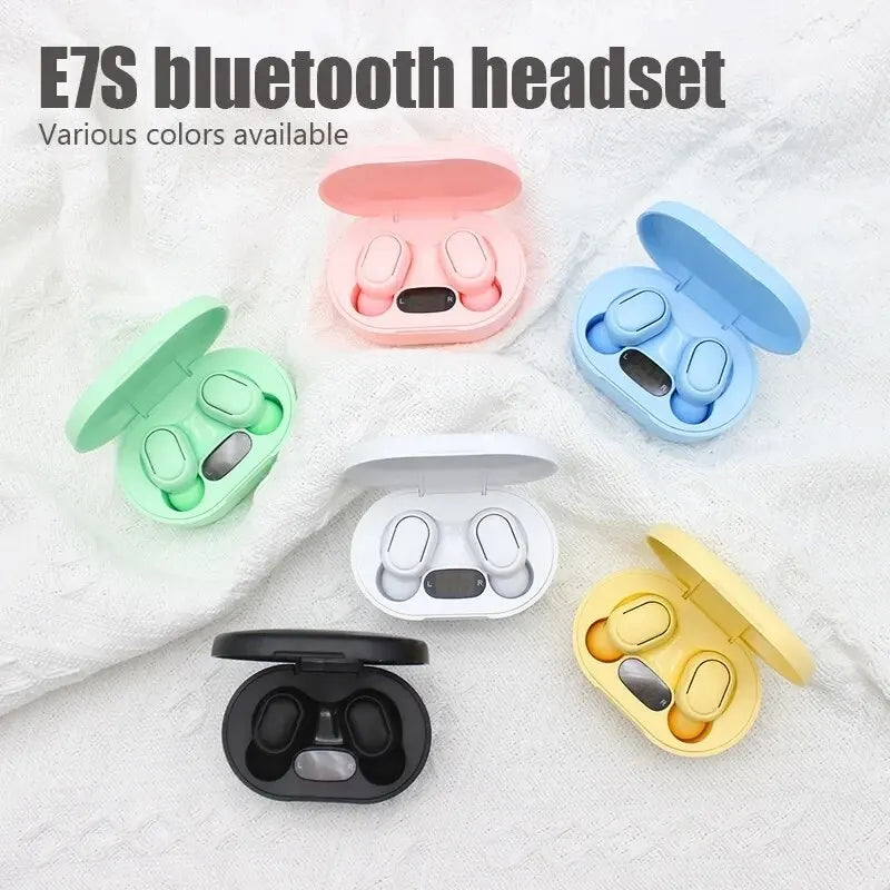 TWS E7S Fone 5.3 Wireless Headphones with Mic