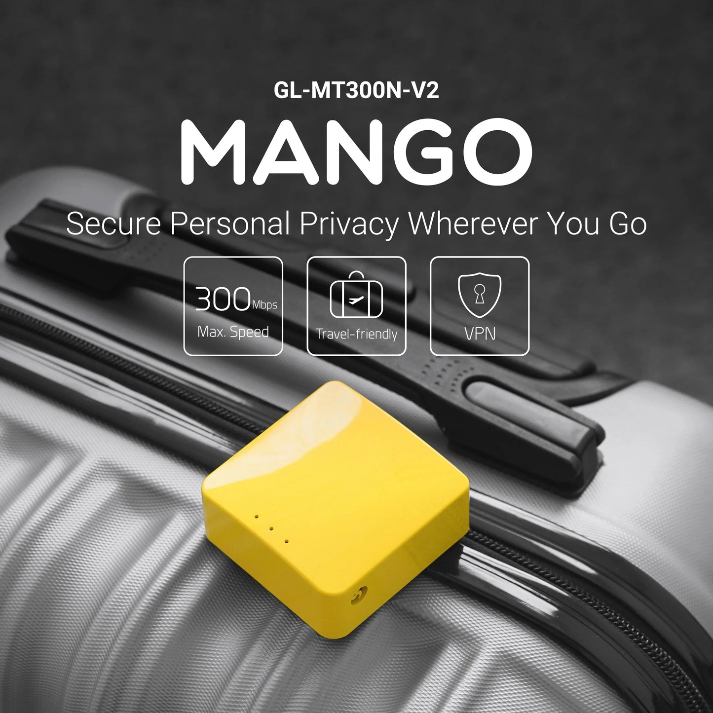 MT300N/V2 Mango Wireless Mini Portable VPN Travel Router