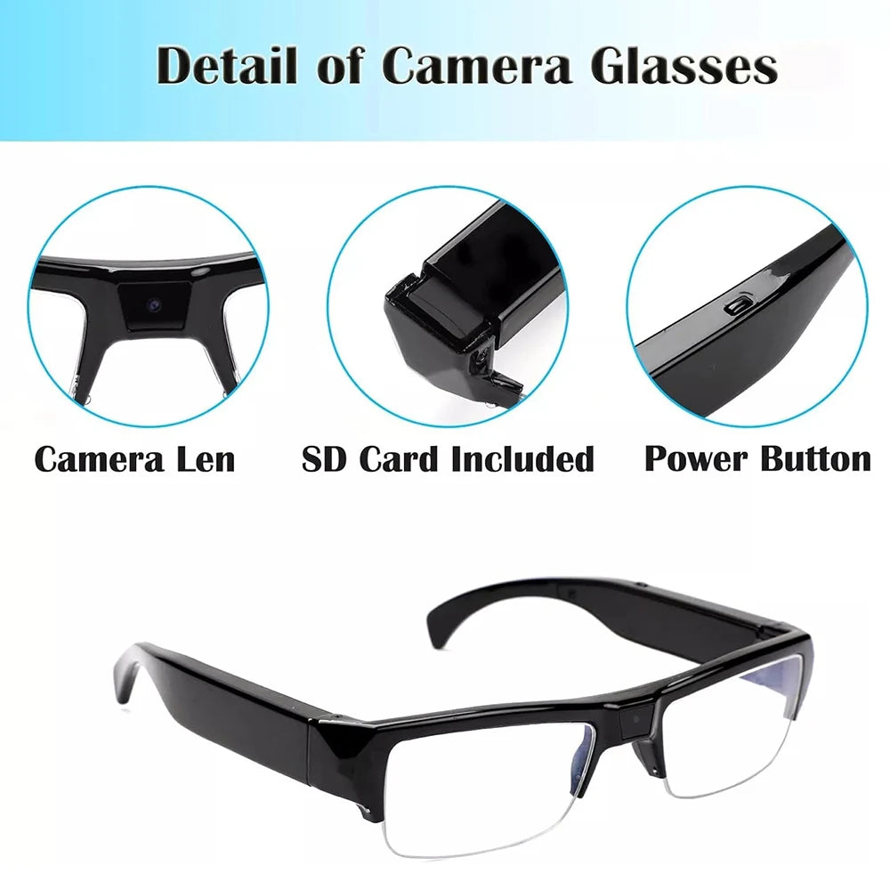 1080P HD Mini Camera DVR Glasses - WORLDZii