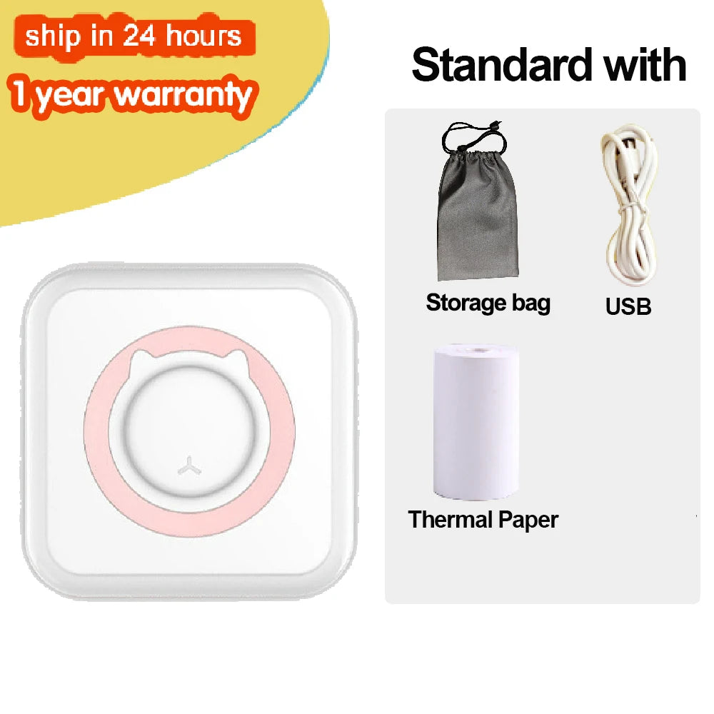 KGG Mini Portable Thermal Printer - WORLDZii