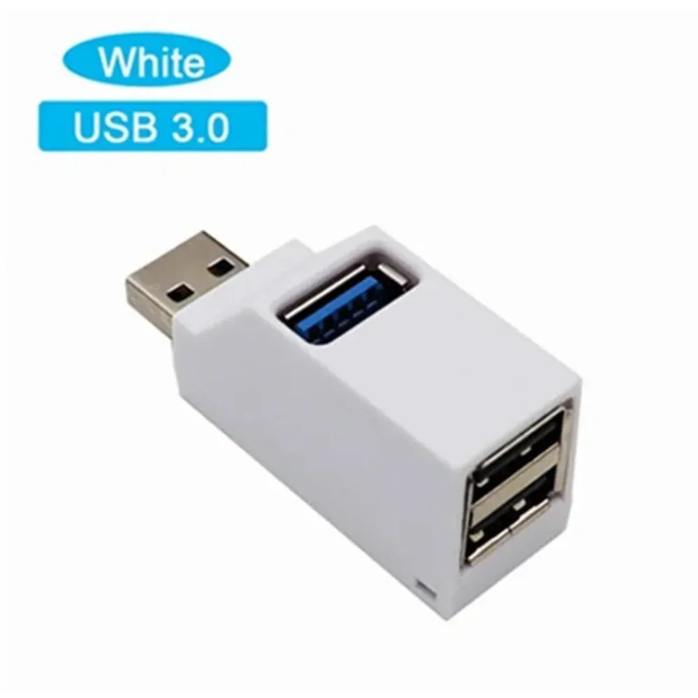 USB Hub 2.0 Adapter High Speed U Disk Reader Splitter