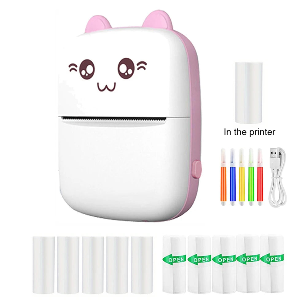 Mini HD Portable Label Thermal Inkless Printer - WORLDZii