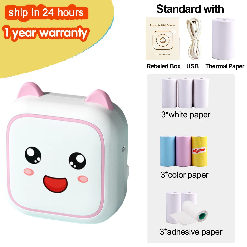 KGG Mini Portable Thermal Printer - WORLDZii