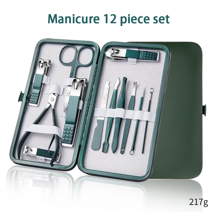 Ouriner 6-18Pcs Portable Manicure and Pedicure Set