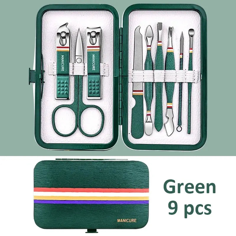 Ouriner 6-18Pcs Portable Manicure and Pedicure Set