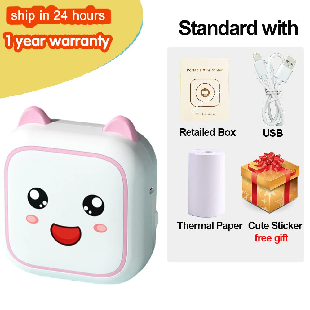 KGG Mini Portable Thermal Printer - WORLDZii