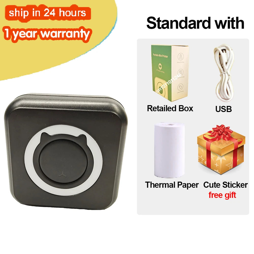 KGG Mini Portable Thermal Printer - WORLDZii