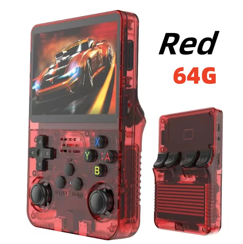 ARKOS R36S Retro Handheld Video Game Console Linux System 3.5 Inch IPS Screen R35s Pro Portable Pocket Video Player 64GB Games - WORLDZii