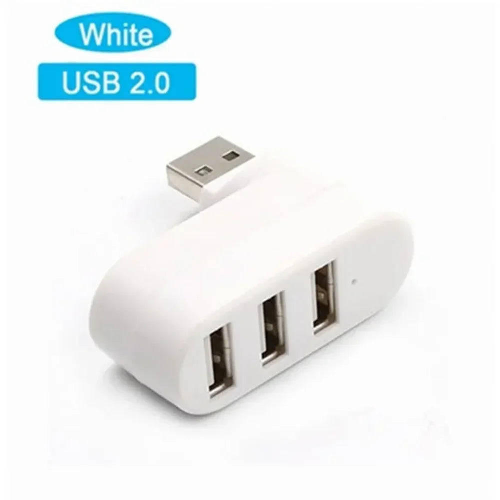 USB Hub 2.0 Adapter High Speed U Disk Reader Splitter
