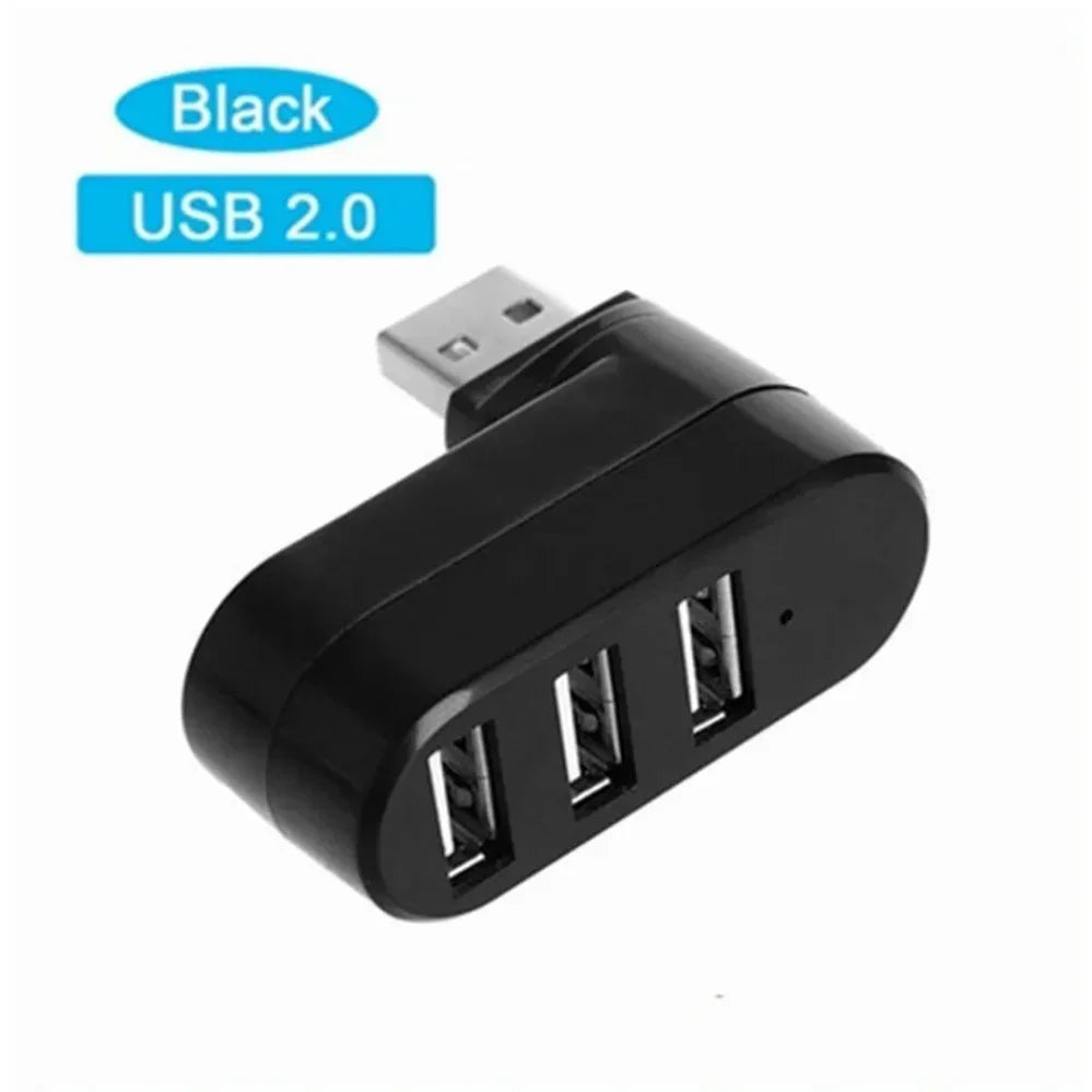 USB Hub 2.0 Adapter High Speed U Disk Reader Splitter