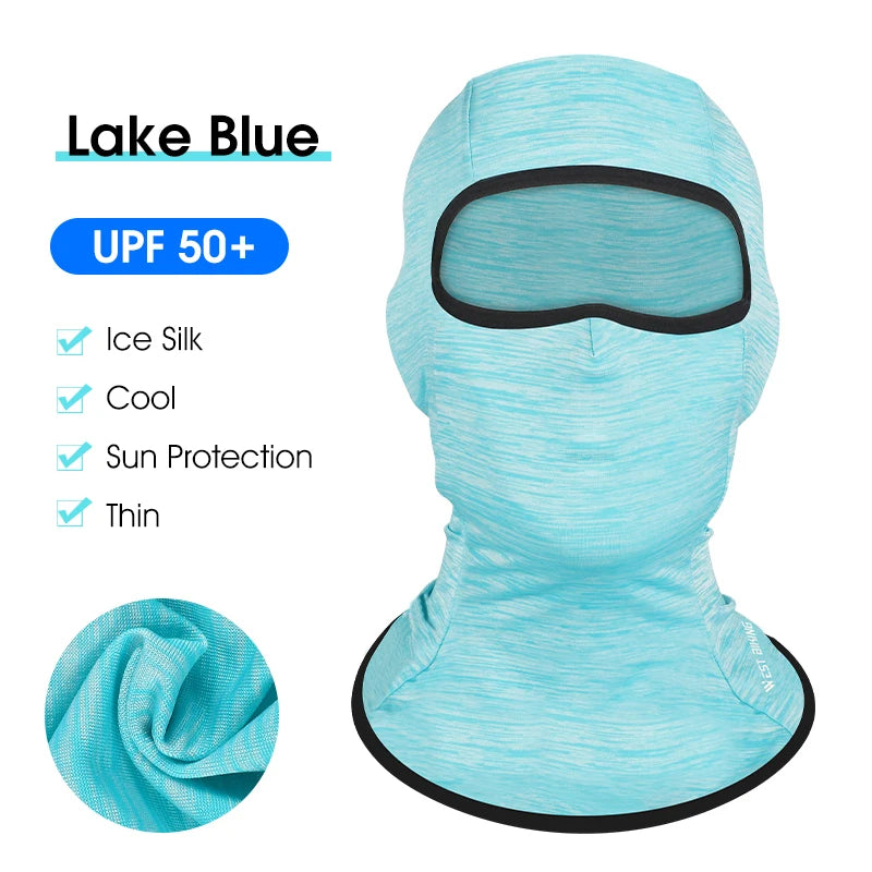 Men Full Face Mask Bicycle Motorcycle Running Cooling Sport Gear