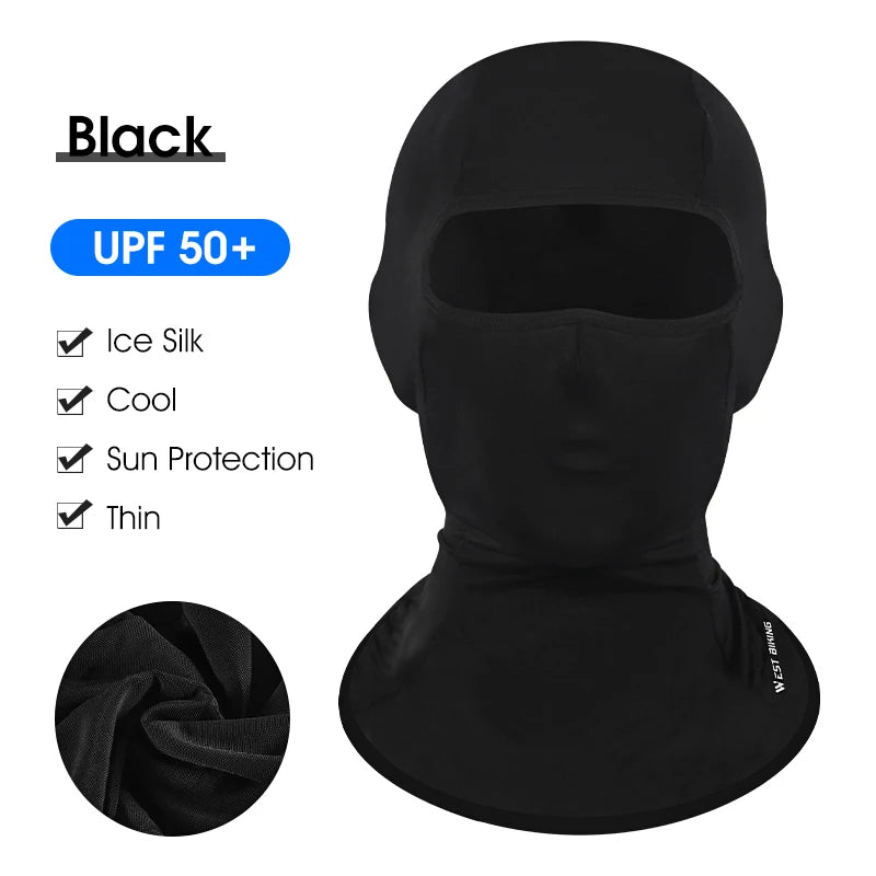 Men Full Face Mask Bicycle Motorcycle Running Cooling Sport Gear