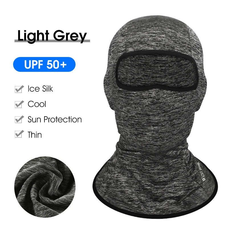 Men Full Face Mask Bicycle Motorcycle Running Cooling Sport Gear