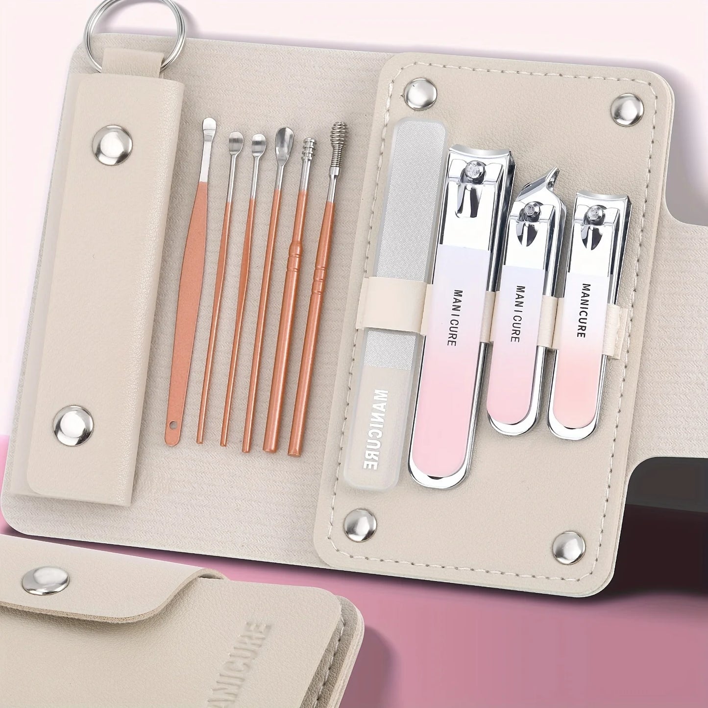 Ouriner 6-18Pcs Portable Manicure and Pedicure Set