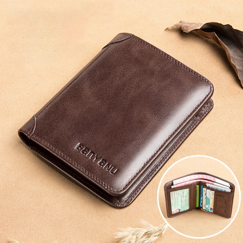 PU Leather RFID Wallet for Men