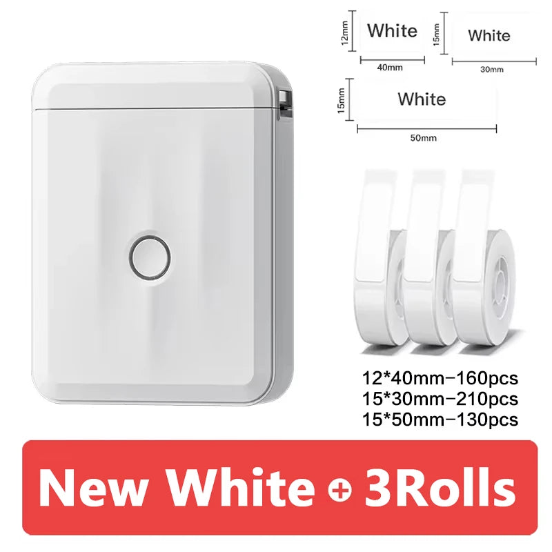 Niimbot D110 Mini Portable Thermal Ink Free Printer with Self-Adhesive Labels