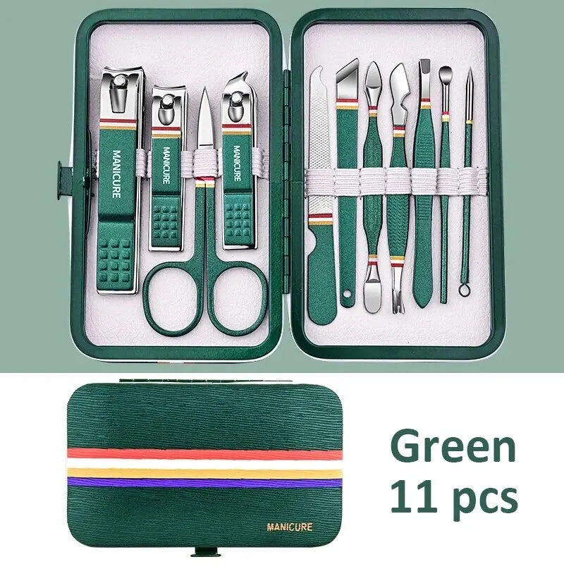 Ouriner 6-18Pcs Portable Manicure and Pedicure Set