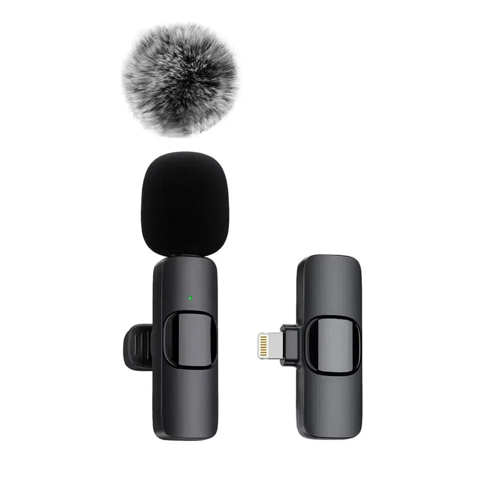 NEW Wireless Lavalier Microphone Audio Video Recording Mini Mic - WORLDZii