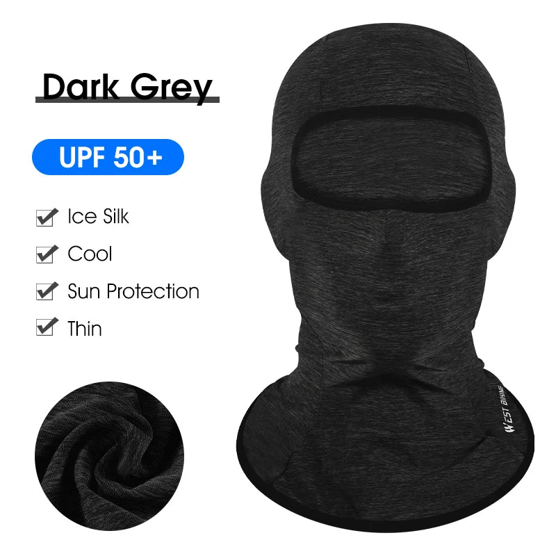 Men Full Face Mask Bicycle Motorcycle Running Cooling Sport Gear