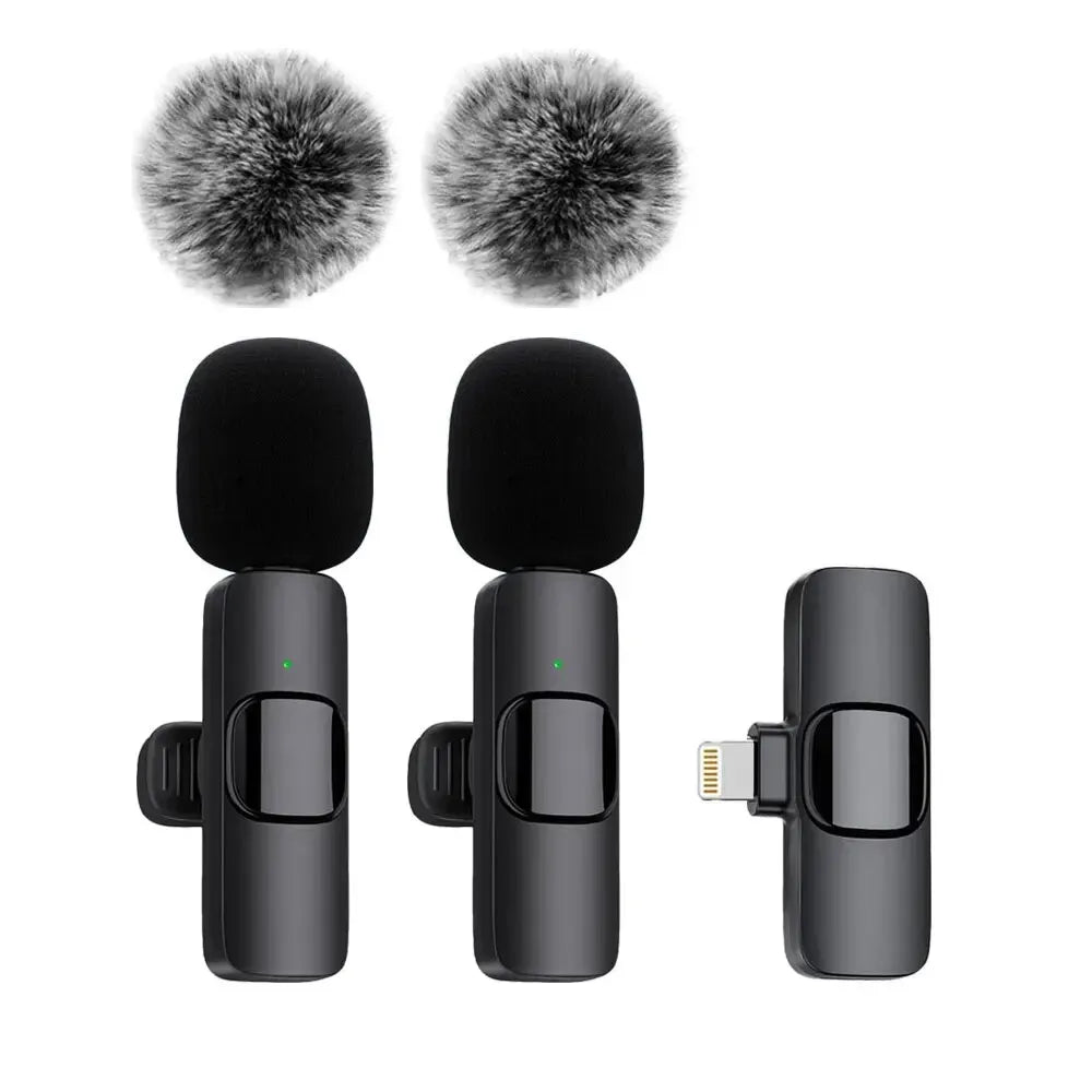 NEW Wireless Lavalier Microphone Audio Video Recording Mini Mic - WORLDZii